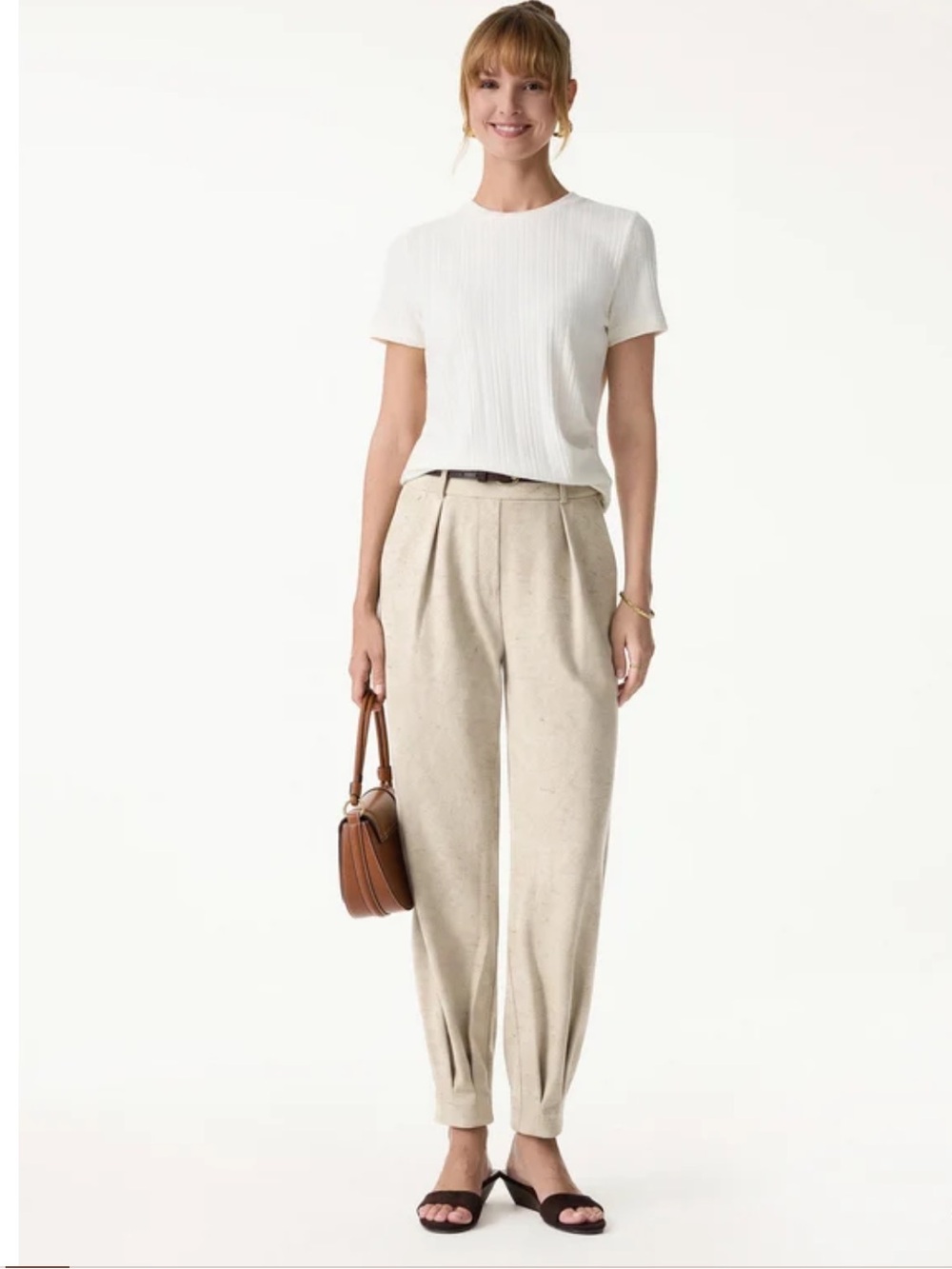 OGL Stretch Linen-Like Wrinkle-Resistant Pants